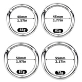 Stainless Steel Testicle Ring Stretcher Chastity Cage lock and ring | 3d-chastity