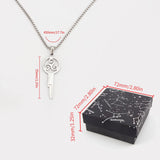 Rotating Chastity Key Necklace Cage material finish close | 3d-chastity