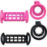 Plastic Twin Chastity Cage size and shape | 3d-chastity