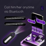 LOCKINK Remote Chastity Key Box Cage material finish close | 3d-chastity