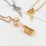 Rotating Chastity Key Necklace Cage size and shape | 3d-chastity
