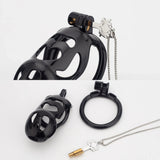 Lotus Chastity Key Necklace Cage wearing | 3d-chastity