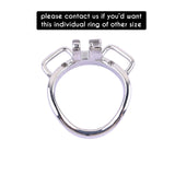Metal Botted Male Chastity Cage with Belt product photo 11 of | 3d-chastity