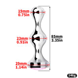 Small Sissy Shell Design Chastity Cage material finish close | 3d-chastity