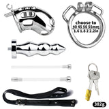 Metal Botted Male Chastity Cage with Belt product photo 14 of | 3d-chastity