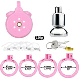 Inverted Plugged Flat Chastity Cage front | 3d-chastity