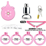 Inverted Plugged Flat Chastity Cage product photo 11 of | 3d-chastity
