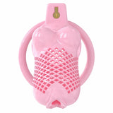 ABS Male Chastity Cage material finish close | 3d-chastity