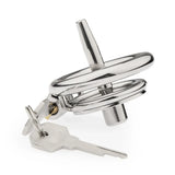 Husband Loyalty Metal Flat Chastity Cage wearing | 3d-chastity