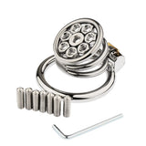 Stainless Steel Spike Chastity Cage size and shape | 3d-chastity
