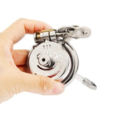Husband Loyalty Metal Flat Chastity Cage size and shape | 3d-chastity