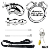 Metal Botted Male Chastity Cage with Belt product photo 18 of | 3d-chastity