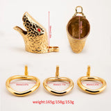 Snakehead Chastity Cage material finish close | 3d-chastity