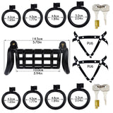 Plastic Twin Chastity Cage product photo 15 of | 3d-chastity