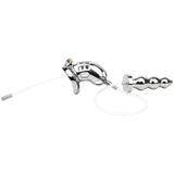 Spiked Male Chastity Cage with Anal Plug product photo 11 of | 3d-chastity