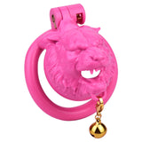Tiger Male Chastity Cage Device with Mini Bell side | 3d-chastity