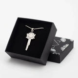 Lotus Chastity Key Necklace Cage full kit | 3d-chastity