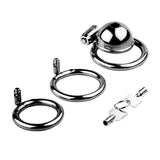 Metal Round Cap Chastity Lock wearing | 3d-chastity