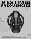 Electric Shock Vibrating Penis Chastity Cage size and shape | 3d-chastity