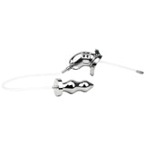 Spiked Male Chastity Cage with Anal Plug rear | 3d-chastity