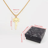 Lotus Chastity Key Necklace Cage material finish close | 3d-chastity