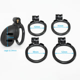 Ultralight Plastic Slave Chastity Lock lock and ring | 3d-chastity