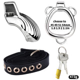 Small Sissy Shell Design Chastity Cage lock and ring | 3d-chastity
