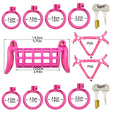 Plastic Twin Chastity Cage product photo 14 of | 3d-chastity