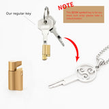 Rotating Chastity Key Necklace Cage wearing | 3d-chastity