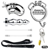 Metal Botted Male Chastity Cage with Belt product photo 16 of | 3d-chastity