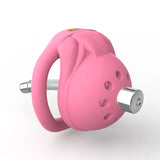 New Embedded Pot Lid Chastity Cage material finish close | 3d-chastity