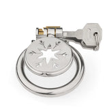 Flat Metal Chastity Cage size and shape | 3d-chastity