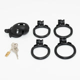 Ultralight Plastic Slave Chastity Lock material finish close | 3d-chastity