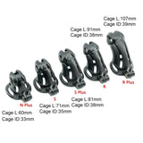 NEW Viper Cage Sleeve Chastity Cage material finish close | 3d-chastity