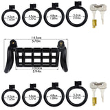 Plastic Twin Chastity Cage product photo 11 of | 3d-chastity
