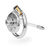 Flat Metal Chastity Cage front | 3d-chastity