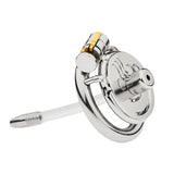 Husband Loyalty Metal Flat Chastity Cage full kit | 3d-chastity