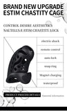 Electric Shock Vibrating Penis Chastity Cage product photo 15 of | 3d-chastity