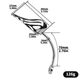 Shell Chastity Belt Invisible front | 3d-chastity
