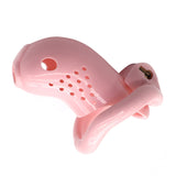Sissy Prison - Pink Plastic Chastity Cage lock and ring | 3d-chastity
