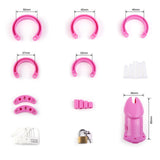 Pretty In Pink Chastity Cage comparison | 3d-chastity