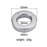 Stainless Steel Glans Chastity Ring full kit | 3d-chastity