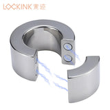 Stainless Steel Glans Chastity Ring side | 3d-chastity