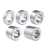 Stainless Steel Glans Chastity Ring material finish close | 3d-chastity
