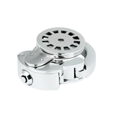 Stainless Steel Adjustable Flat Chastity Cage lock and ring | 3d-chastity