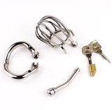 CHASTITY CAGE 1.97 Inch LONG lock and ring | 3d-chastity