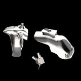 Steel HT-V5 Chastity Cage side | 3d-chastity