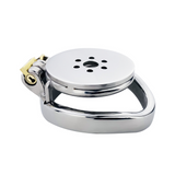 Steel Flat Chaste Lock Anti-derailment Chastity Cage main product | 3d-chastity
