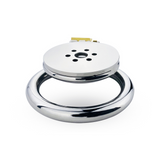 Steel Flat Chaste Lock Anti-derailment Chastity Cage wearing | 3d-chastity