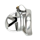 Metal Nub Male Chastity Device 1.18" lock and ring | 3d-chastity